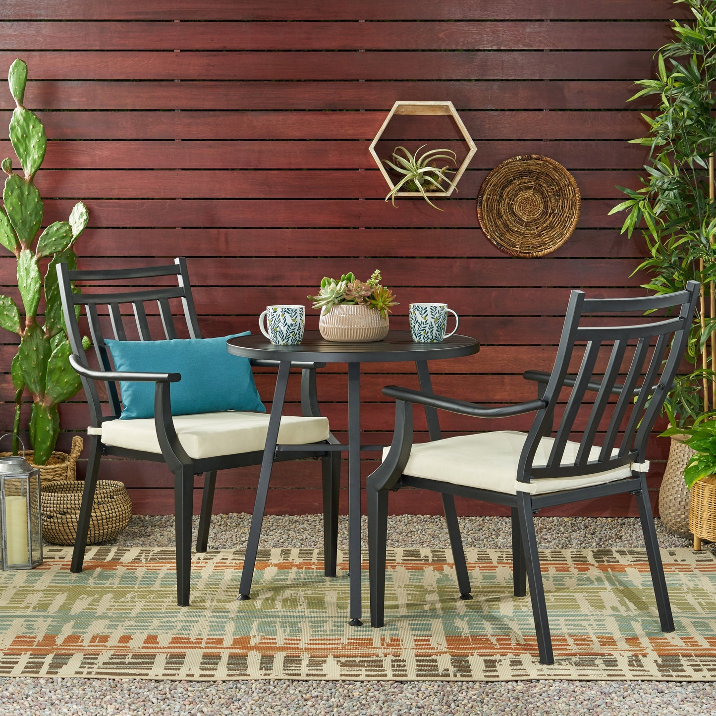 Hudson Outdoor Bistro Set for 2