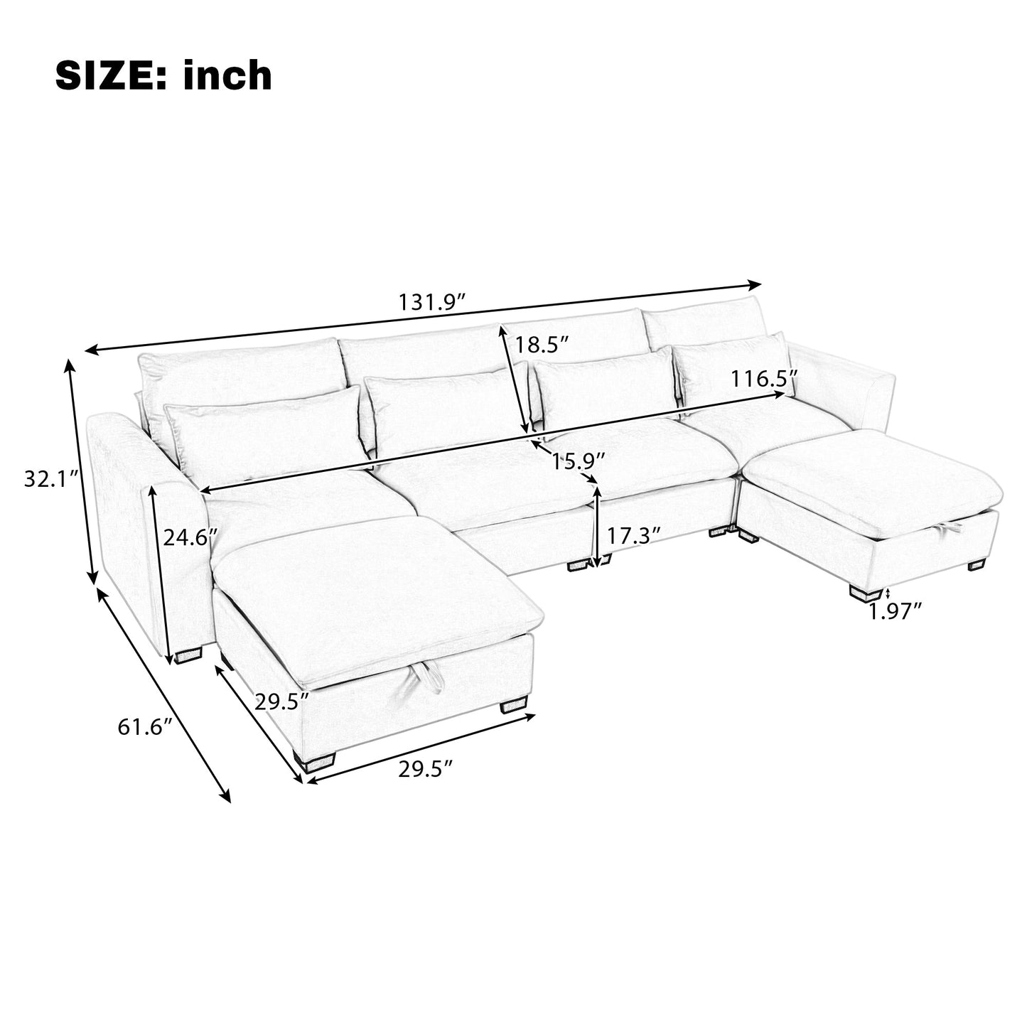 Modular Corner Sofa -