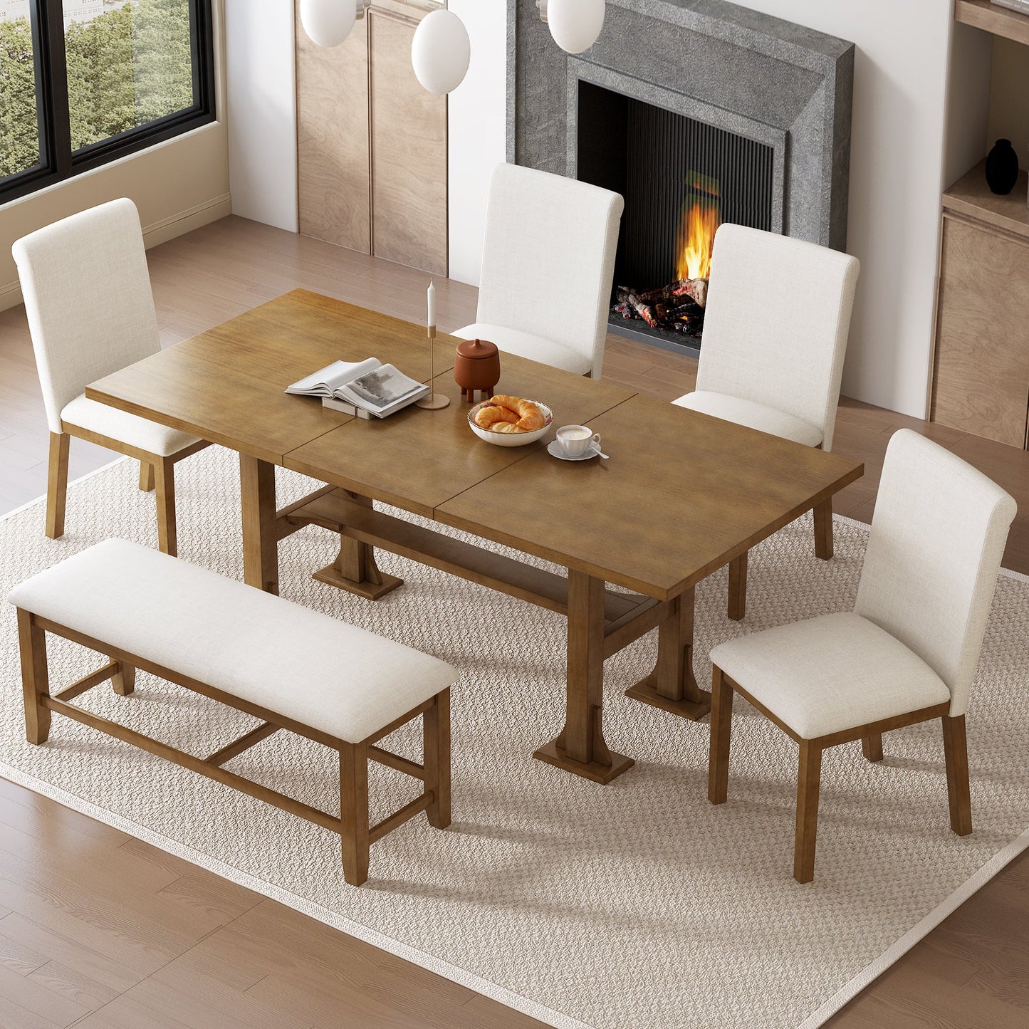 Auburn Farmhouse Dining Set