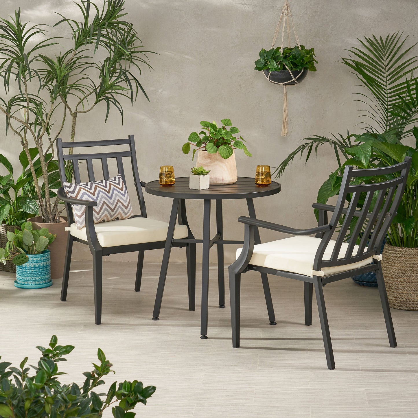 Hudson Outdoor Bistro Set for 2