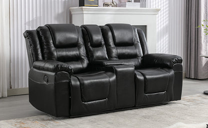 Classic 6-Seat Home Theater Recliner Sofa Set