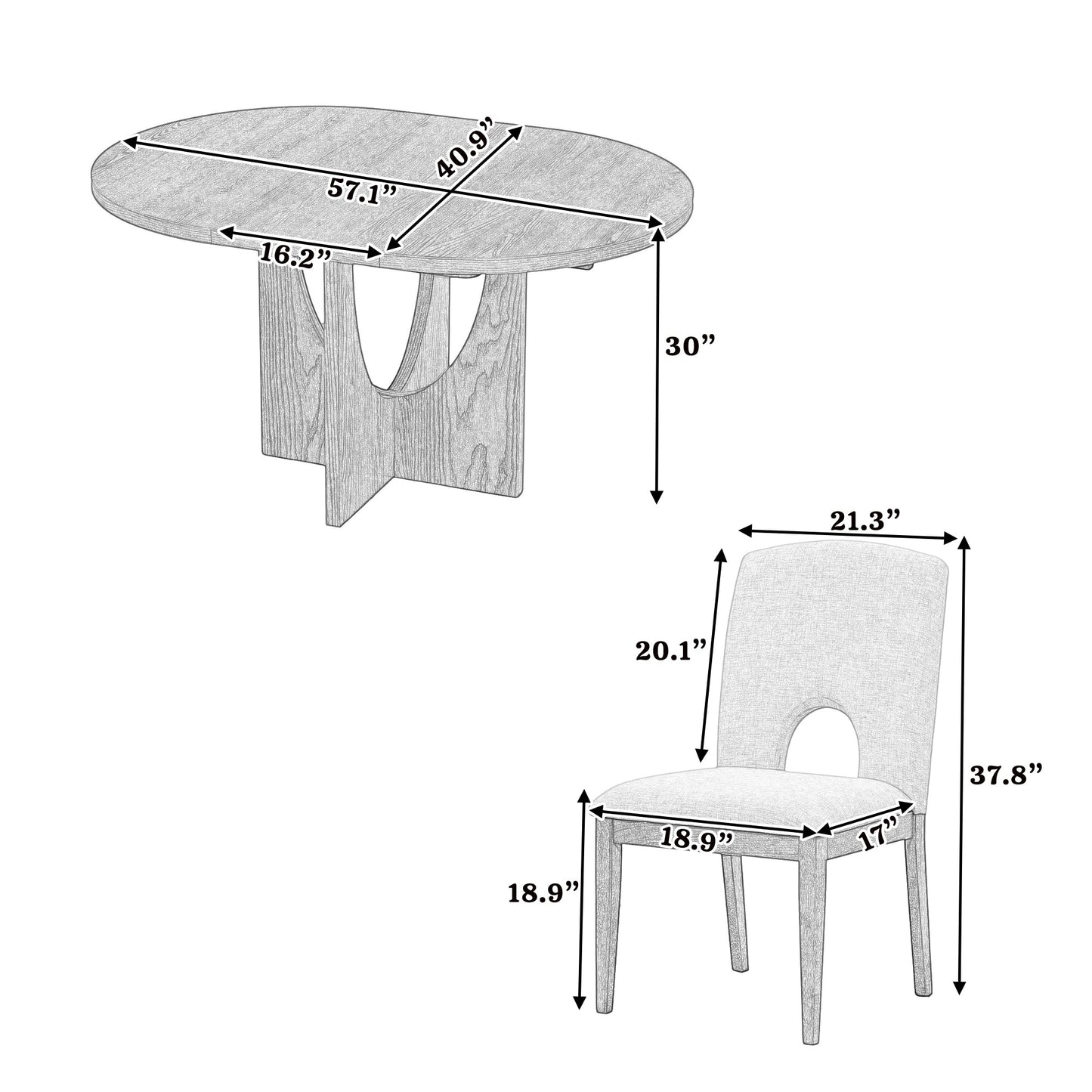 Camden Extendable Dining Table Set