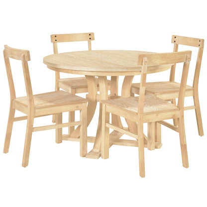 Rowan Oval Extendable Dining Set for 4