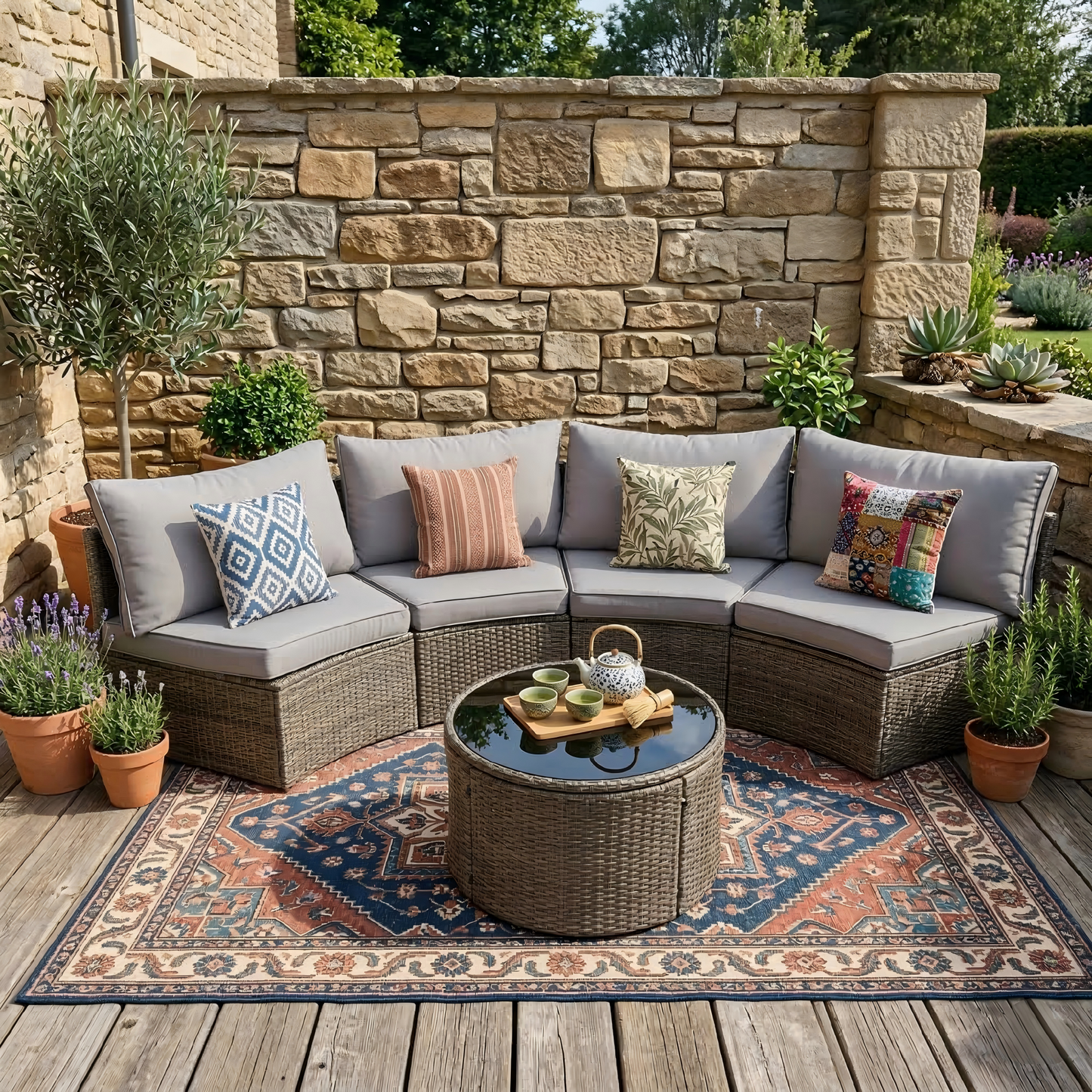 Malibu Coast Outdoor Conversation Set