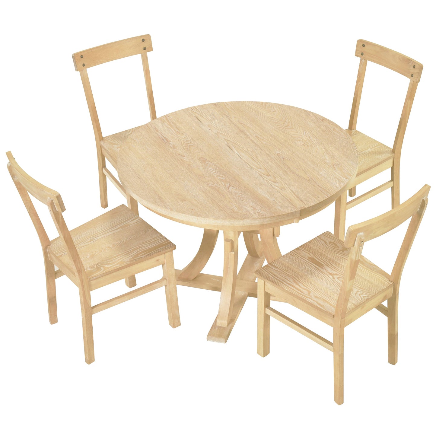 Rowan Oval Extendable Dining Set for 4
