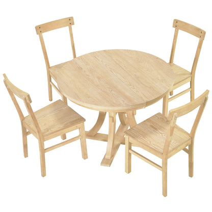 Rowan Oval Extendable Dining Set for 4