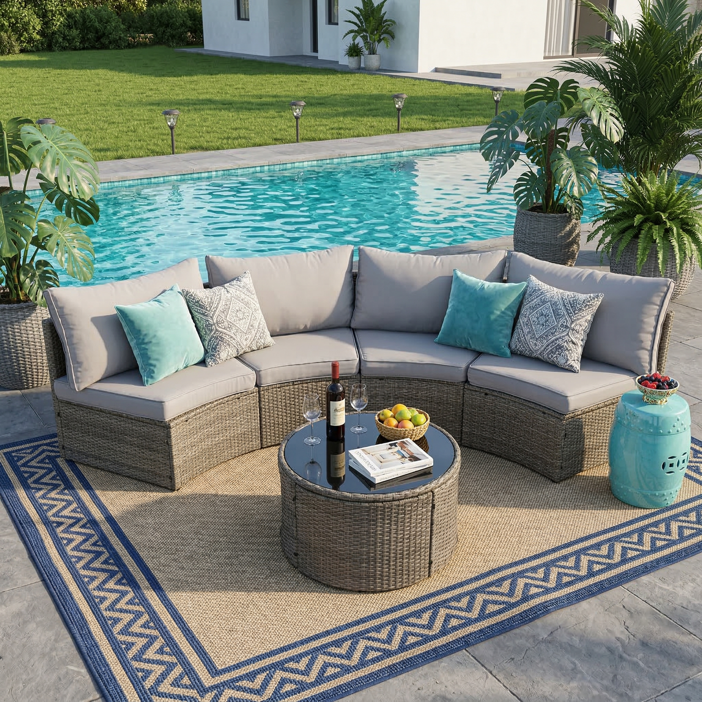 Malibu Coast Outdoor Conversation Set