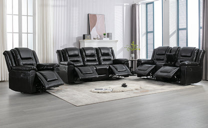 Classic 6-Seat Home Theater Recliner Sofa Set
