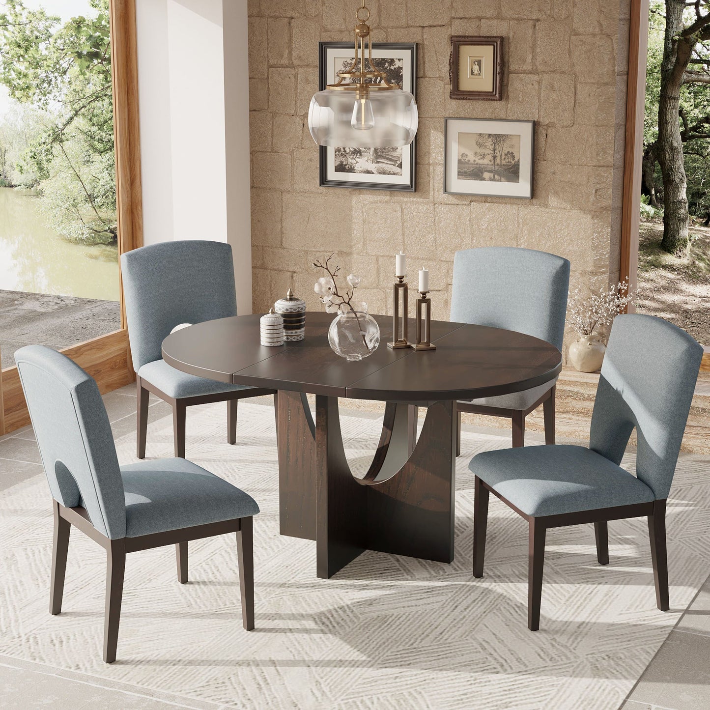 Camden Extendable Dining Table Set