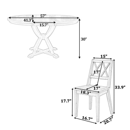 Arden Extendable Dining Set for 4