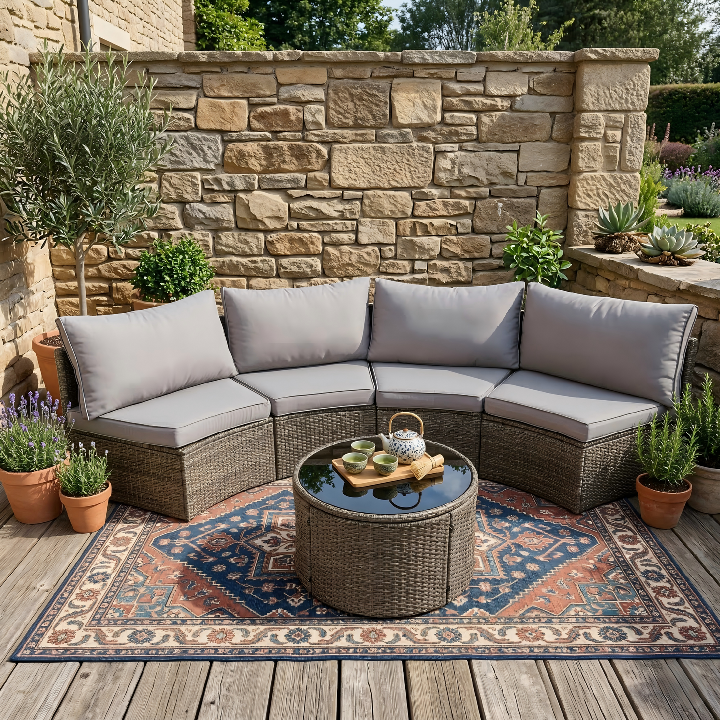 Malibu Coast Outdoor Conversation Set