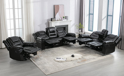 Classic 6-Seat Home Theater Recliner Sofa Set